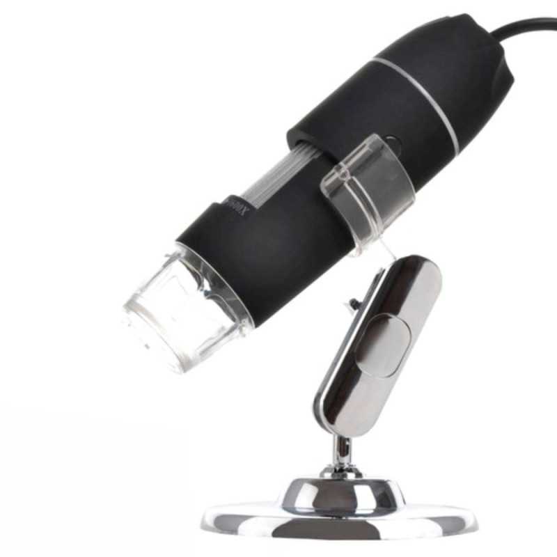 MICROSCÓPIO DIGITAL 2MP USB 8 LEDS C AMPLIAÇÃO 1600X