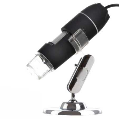 MICROSCÓPIO DIGITAL 2MP USB 8 LEDS C AMPLIAÇÃO 1600X