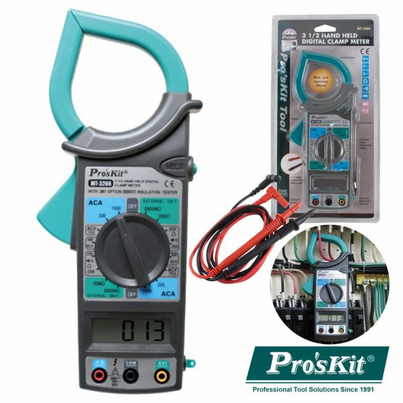 PINÇA AMPERIMÉTRICA DIGITAL AC 750V1000V PROSKIT