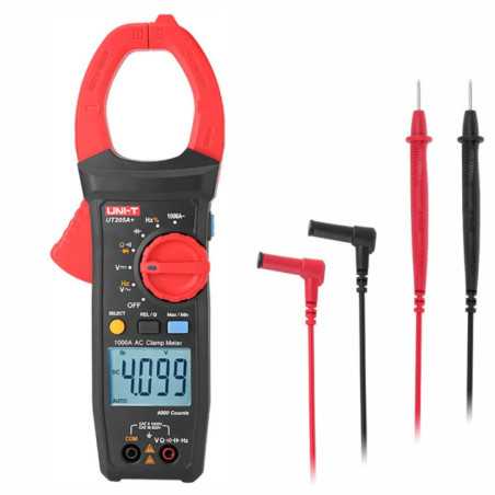 PINÇA AMPERIMÉTRICA DIGITAL 600A 600V 40MOHM UNIT