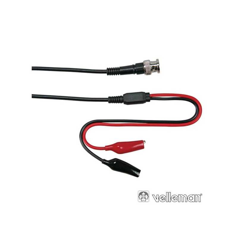 CONJUNTO PONTAS DE PROVA BNC CROCODILOS VELLEMAN