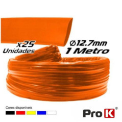 TUBO MANGA TERMORETRÁCTIL 127MM 12M 25X VERMELHO PROK