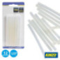 CONJUNTO DE 12 BARRAS DE COLA QUENTE 7MM TRANSPARENTES