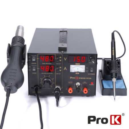 ESTAÇÃO DE SOLDAR E DESSOLDAR SMD AR QUENTE C 5V1A PROK