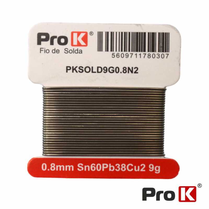 SOLDA 08MM SN60PB38CU2 9G PROK