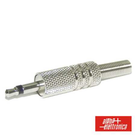 FICHA JACK 35MM MACHO C PROTEÇÃO MOLA MN