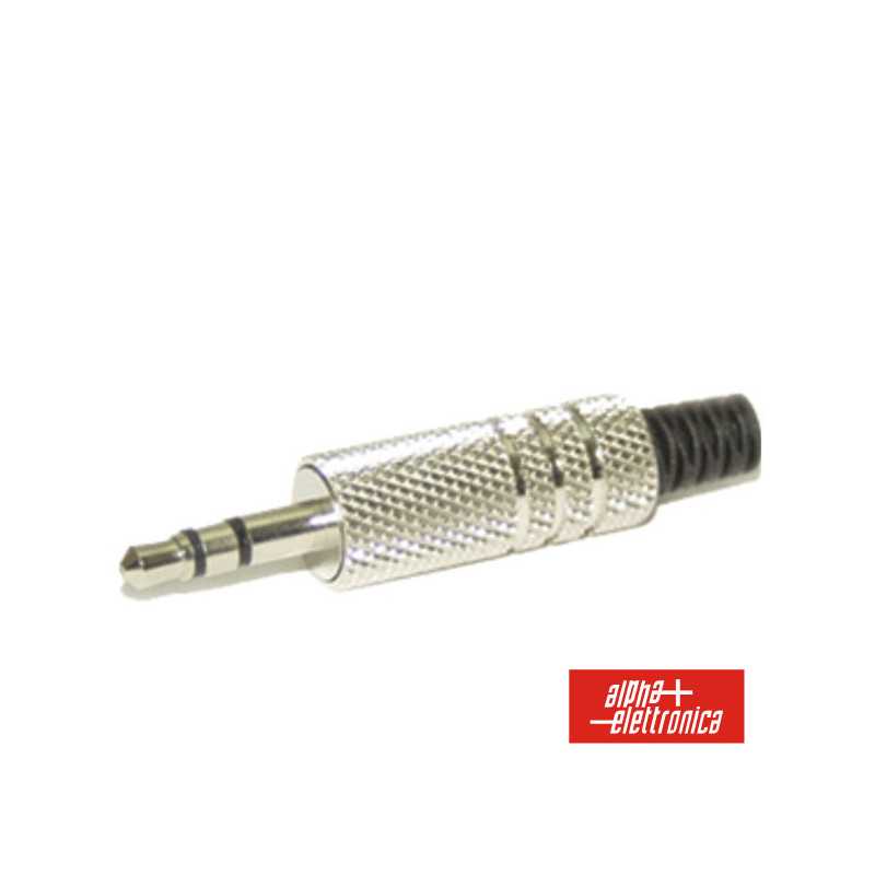 FICHA JACK 35MM MACHO STÉREO C PROTEÇÃO