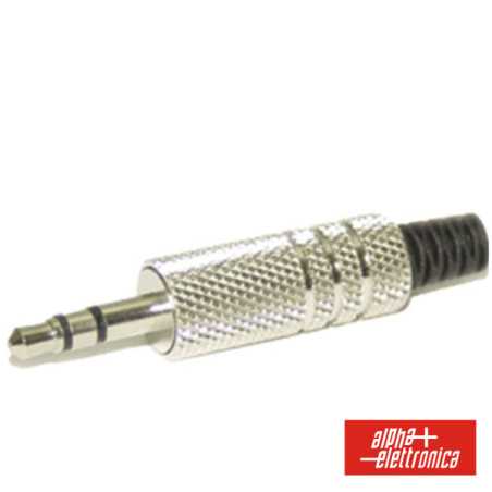 FICHA JACK 35MM MACHO STÉREO C PROTEÇÃO