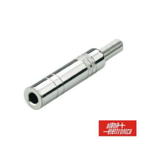FICHA JACK 635MM FÊMEA C CABO EM MOLA ST