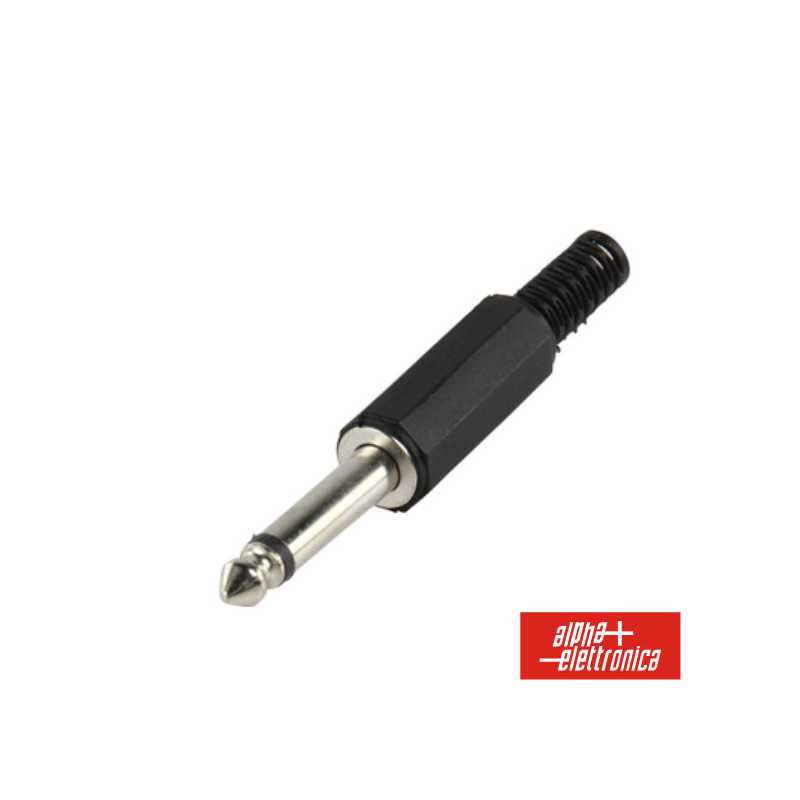 FICHA JACK 635MM MACHO MN C PROTEÇÃO DE CABO