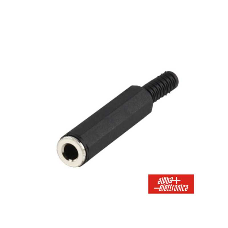 FICHA JACK 635MM FÊMEA MONO C PROTEÇÃO DE CABO