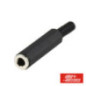 FICHA JACK 635MM FÊMEA MONO C PROTEÇÃO DE CABO