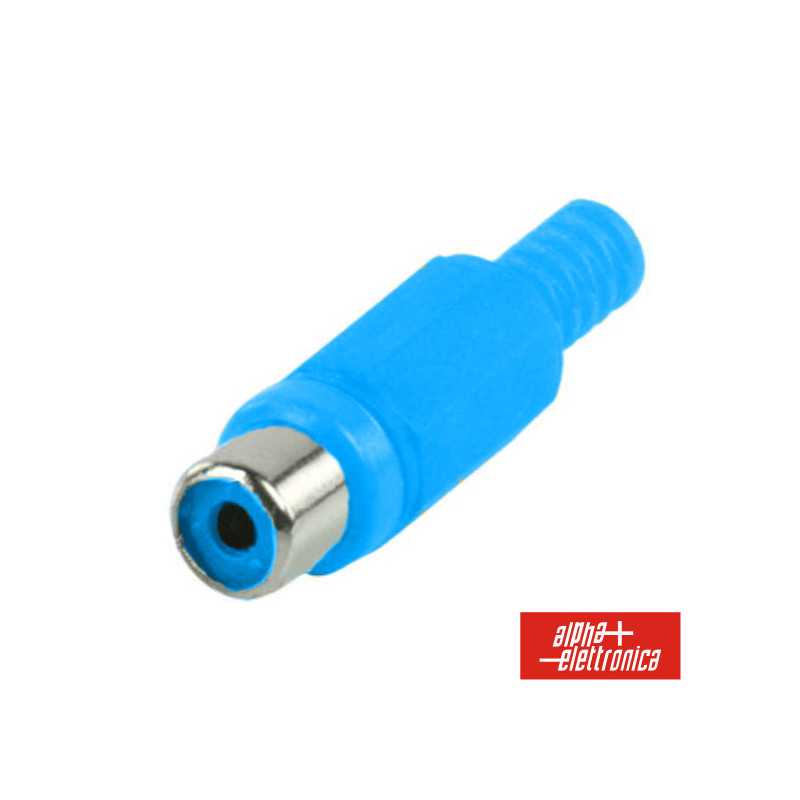 FICHA RCA FÊMEA AZUL C PROTEÇÃO DE CABO
