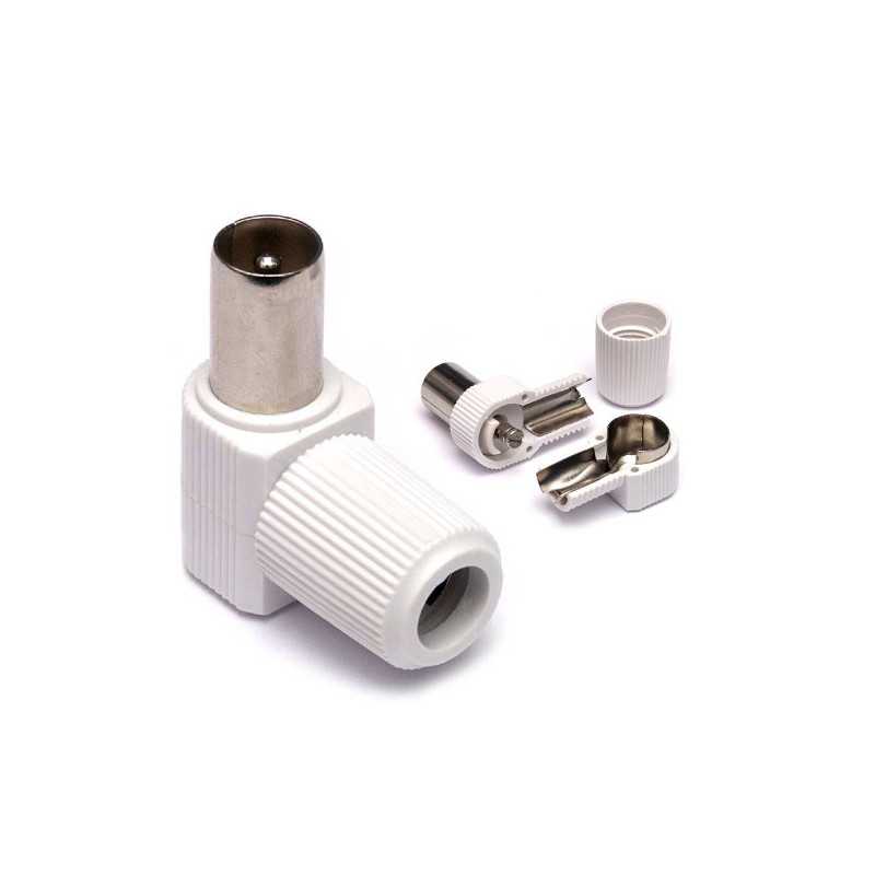 FICHA COAXIAL MACHO ANGULAR