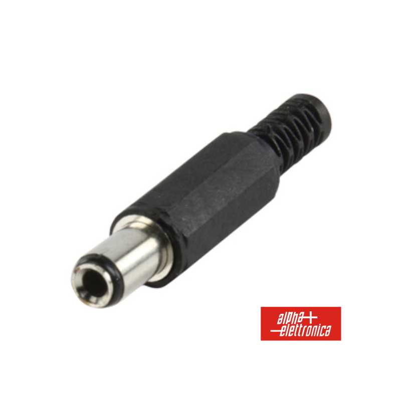 FICHA ALIMENTAÇÃO DC FÊMEA C GUARDA CABO PVC 10MM
