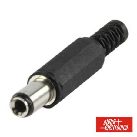 FICHA ALIMENTAÇÃO DC FÊMEA C GUARDA CABO PVC 10MM