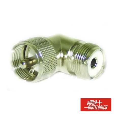 FICHA ADAPTADORA UHF A 90 MACHO FÊMEA M 359A