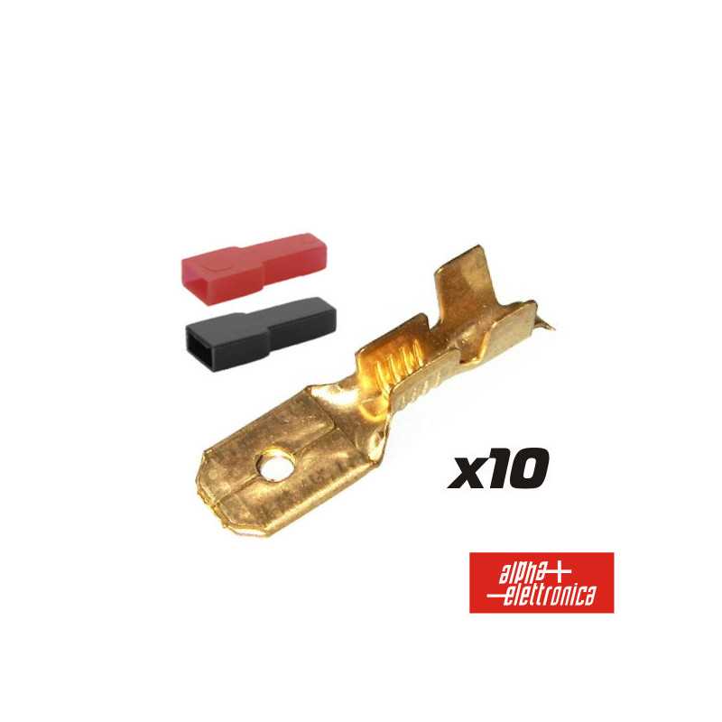 TERMINAL FASTON MACHO 635MM 10X C CAPAS