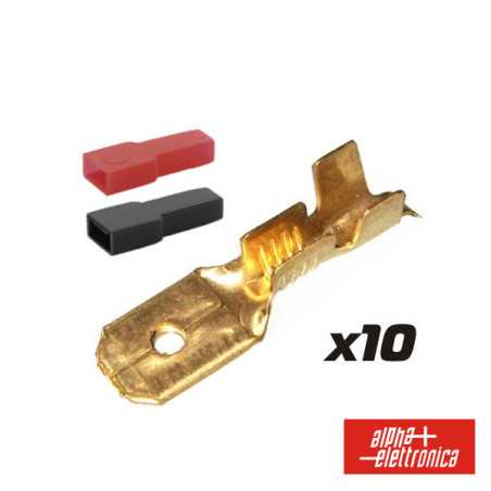 TERMINAL FASTON MACHO 635MM 10X C CAPAS