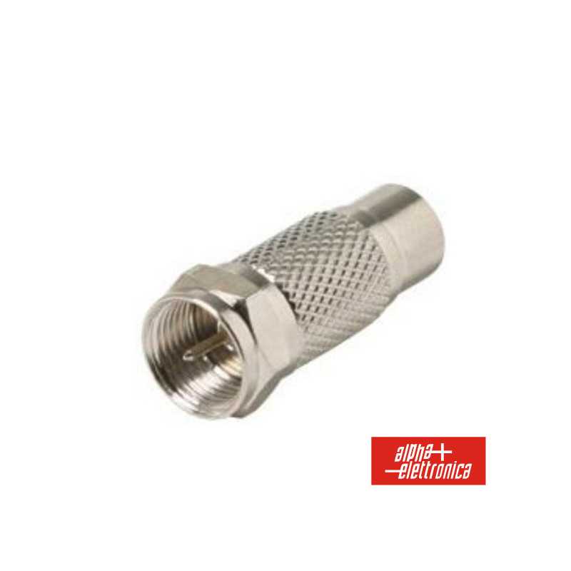 FICHA ADAPTADORA F MACHO COAXIAL MACHO 95MM