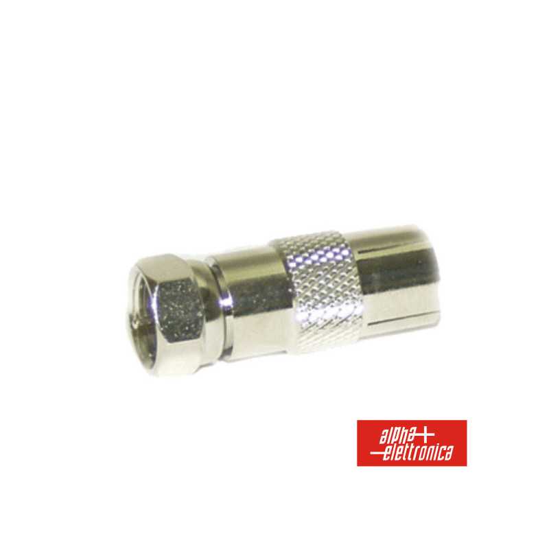 FICHA ADAPTADORA F MACHO COAXIAL FÊMEA