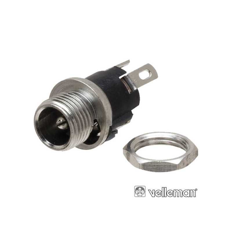 FICHA ALIMENTAÇÃO DC MACHO 2155MM P CHASSIS VELLEMAN