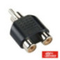 FICHA ADAPTADORA RCA MACHO 2 RCA FÊMEA