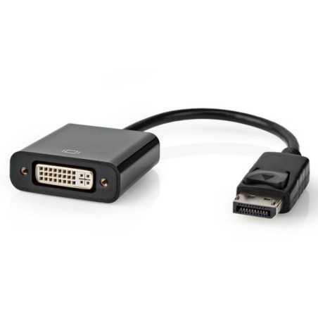 CABO ADAPTADOR DISPLAYPORT MACHO DVID FÊMEA 20CM