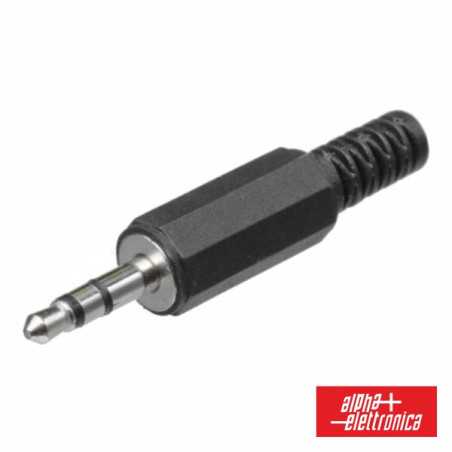 FICHA JACK 35MM MACHO ST C PROTEÇÃO DE CABO