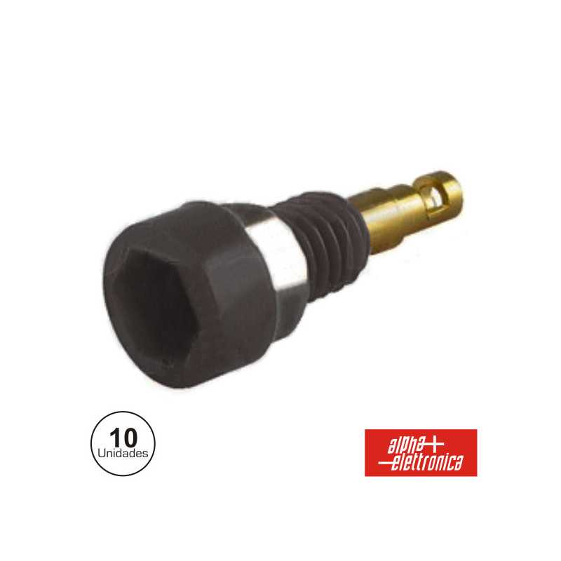 BORNE TERMINAL 2MM PRETO