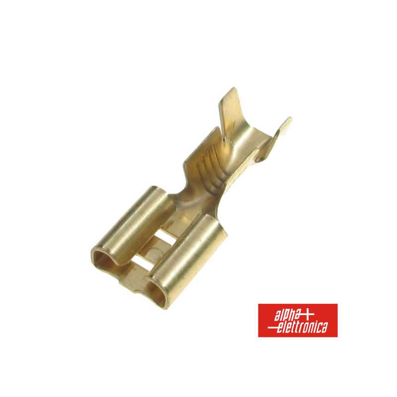 TERMINAL FASTON FÊMEA 63X8MM BRONZE