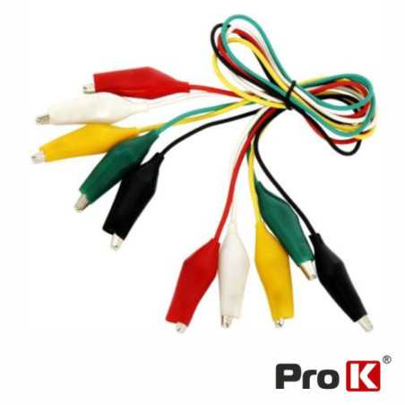 CONJUNTO 5 FIOS C GARRAS CROCODILO VÁRIAS CORES PROK