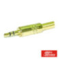 FICHA JACK 35MM MACHO STÉREO C PROTEÇÃO DOURADO