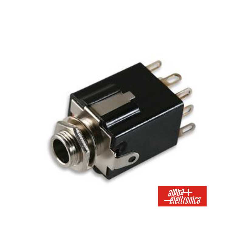 FICHA JACK 635MM FÊMEA ST DE PAINEL 3P 8 CONTACTOS