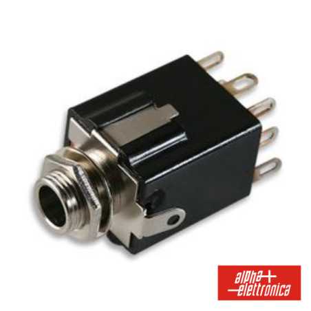 FICHA JACK 635MM FÊMEA ST DE PAINEL 3P 8 CONTACTOS