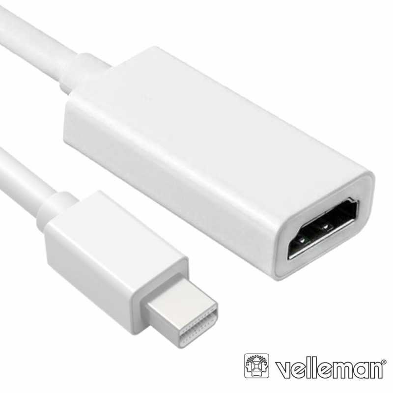 ADAPTADOR MINI DISPLAYPORT MACHO HDMI FÊMEA