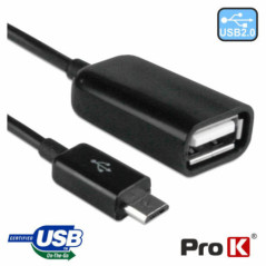 ADAPTADOR USBA 20 FÊMEA MICRO USBB MACHO OTG