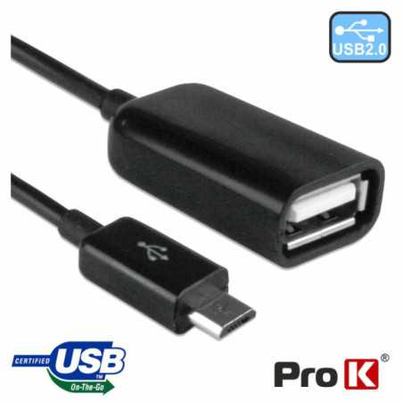 ADAPTADOR USBA 20 FÊMEA MICRO USBB MACHO OTG