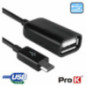 ADAPTADOR USBA 20 FÊMEA MICRO USBB MACHO OTG