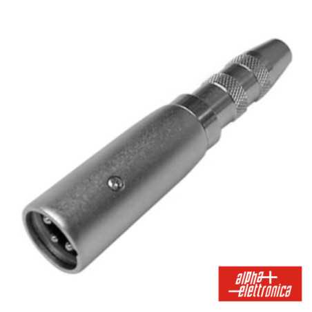 FICHA ADAPTADORA XLR 3P MACHO JACK 635MM MONO FÊMEA CBLO