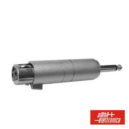 FICHA ADAPTADORA XLR 3P FÊMEA JACK 635MM MACHO MN