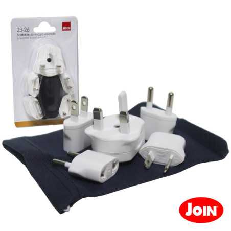 CONJUNTO DE ADAPTADORES VIAGEM