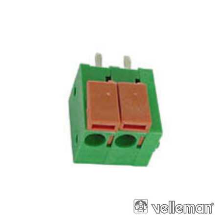 BLOCO DE TERMINAIS C 2P DE 5MM VELLEMAN