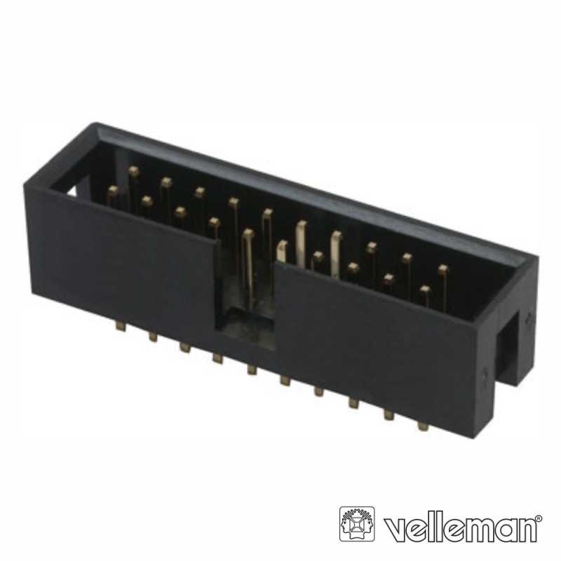 FICHA CONECTORA MACHO P CI RECTO 254MM 20P VELLEMAN