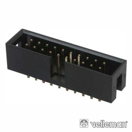 FICHA CONECTORA MACHO P CI RECTO 254MM 20P VELLEMAN