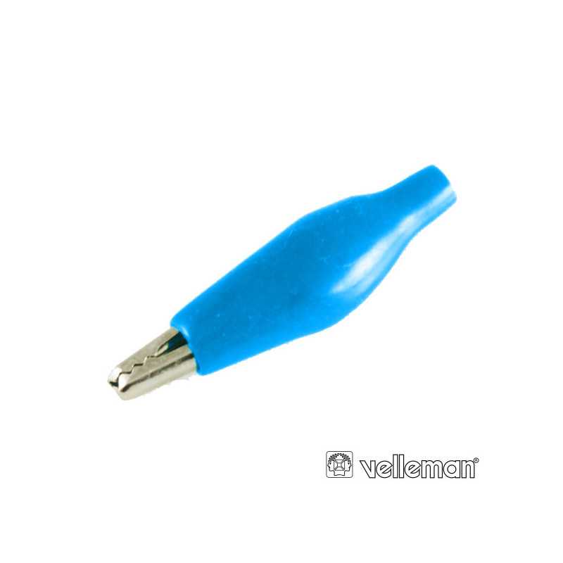PINÇA CROCODILO 27MM ISOLADA AZUL