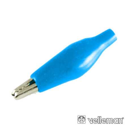 PINÇA CROCODILO 27MM ISOLADA AZUL