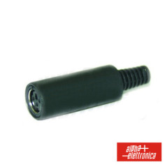 FICHA MINI DIN 4P FÊMEA ISOLADA PVC P SOLDAR