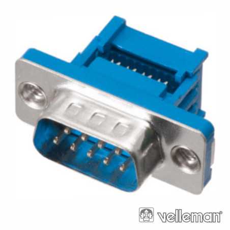 FICHA DSUB 9P MACHO P FLAT CABLE
