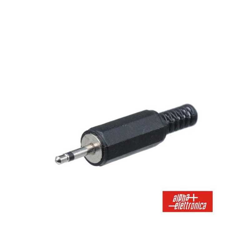 FICHA JACK 25MM MACHO MN PVC C GUARDA CABO